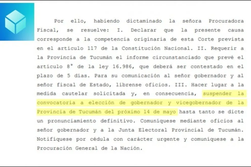 Fallo de Tucum&aacute;n