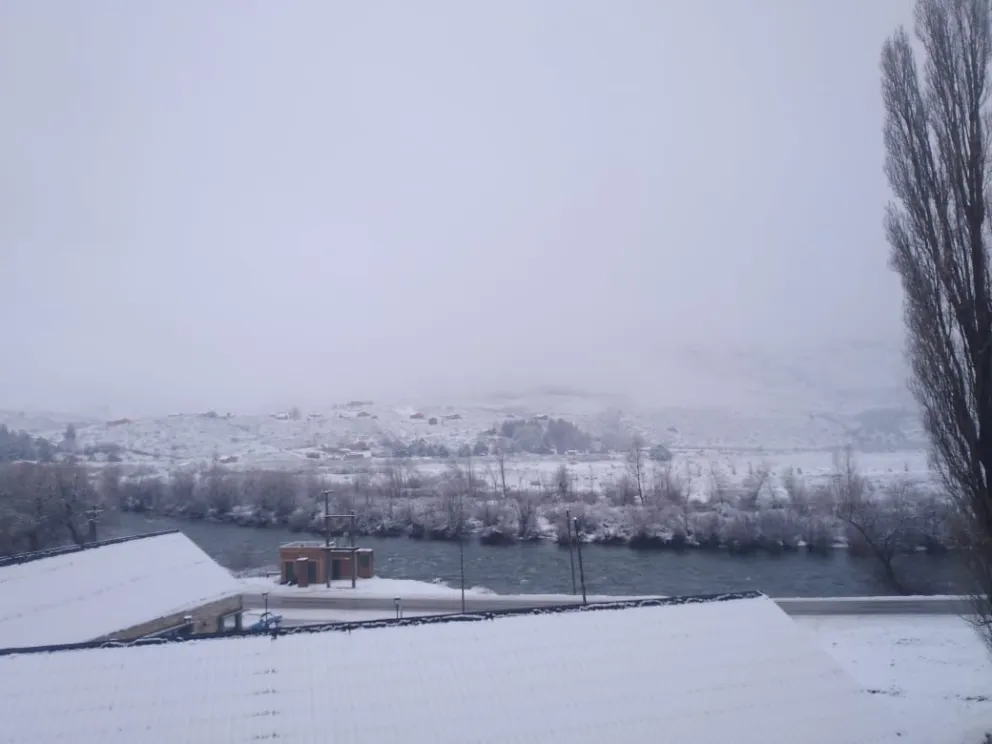Foto:Nieve en Aluminé