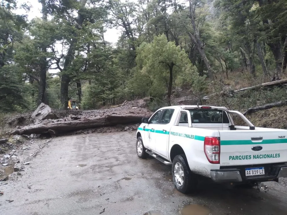 El fuerte temporal de lluvia, nieve y viento generó aludes, desmoronamientos, avalanchas, crecidas de arroyos y ríos, caídas de árboles y piedras