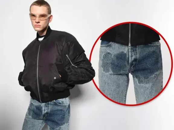 ¡Escándalo en Europa! Jeans con manchas de "orina" se agotan: ¿Moda o provocación? thumbnail