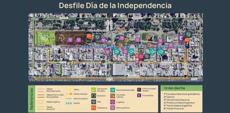 VIDEO Se realiza un gran desfile para celebrar el 9 de Julio por las ...