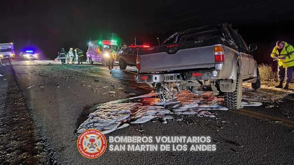 Choque frontal a pocos kilómetros de San Martín de los Andes | NoticiasNQN