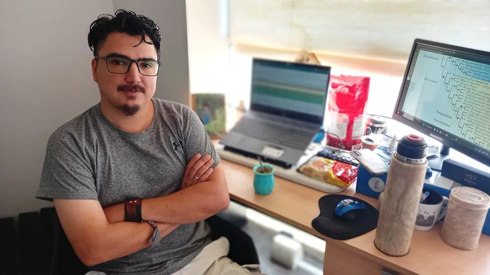 Jorge Meso, becario posdoctoral del CONICET. Foto: Nahuel Aldir
